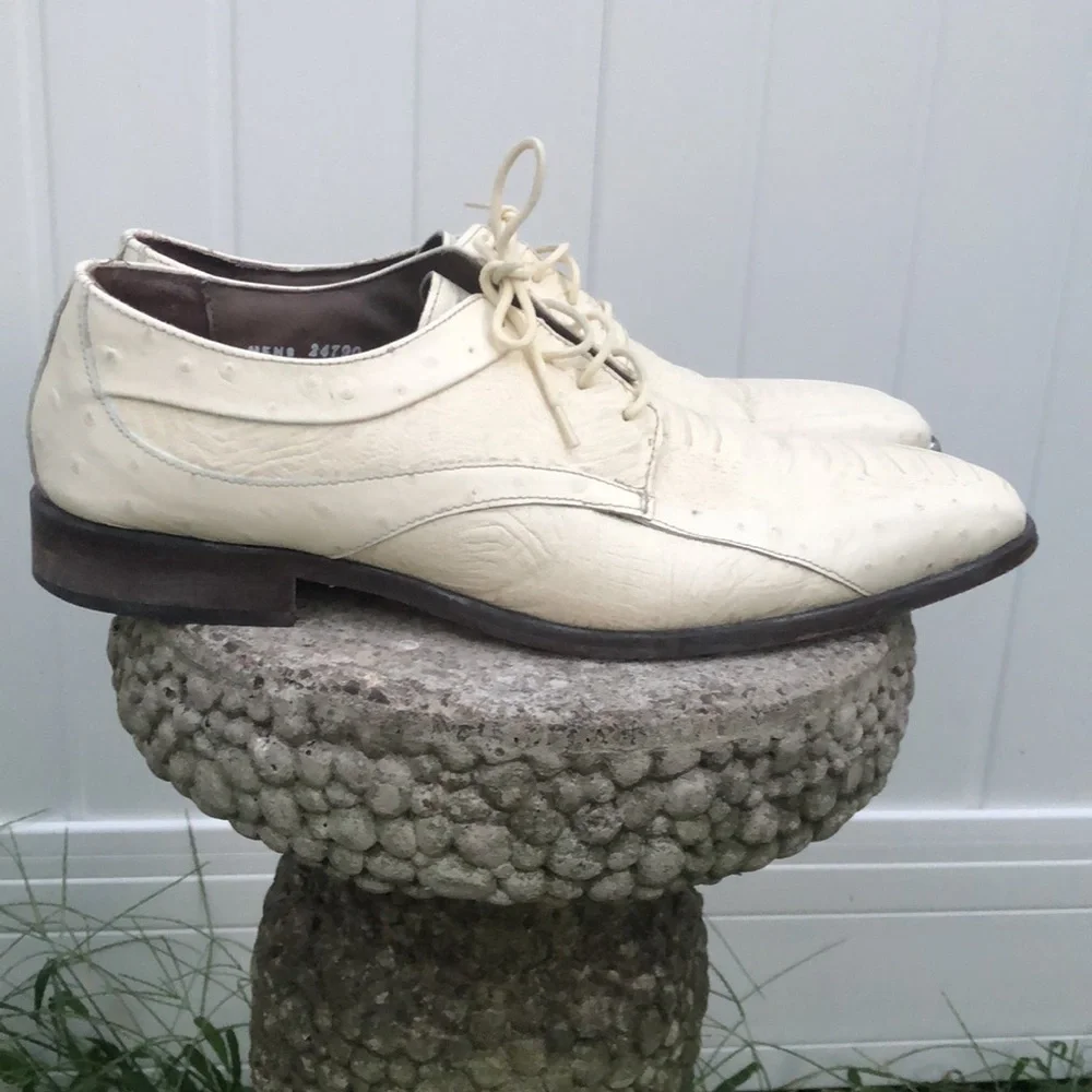 Stacy Adams Men’s Ivory Dress Up Shoes Size : 12M - Picture 6 of 13